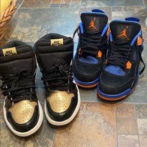 Air Jordan 1 and 4